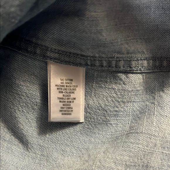 Bonobos Blue (Denim) Casual Button Down Long Sleeve Shirt Business Casual L EUC - Picture 6 of 7